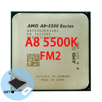 Для AMD A8-Series A8-5500 A8 5500 A8 5500B A8 5500K Процессор 3,2 ГГц Процессор AD5500OKA44HJ/AD550BOKA44HJ Socket FM2