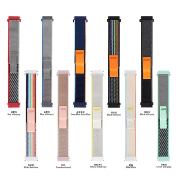 20мм/22мм Петля Wild Trail нейлоновый ремешок для Samsung Galaxy Watch Pebble MOTO Huawei Garmin Ticwatch браслет для часов