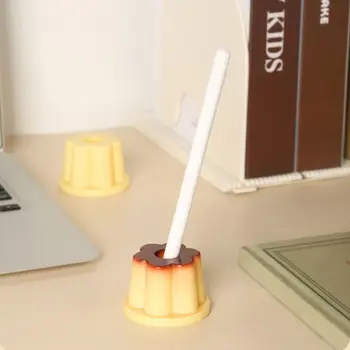 1 шт Мини-забавный держатель для ручек для крем-пудинга, Креативная Подставка для карандашей в форме пудинга, Многофункциональная коробка для канцелярских принадлежностей