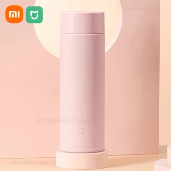 Xiaomi Mijia 350 мл Digital Cup Smart Insulated Bottle Сенсорный дисплей температуры Термоса из нержавеющей стали 316, Пулевидная крышка