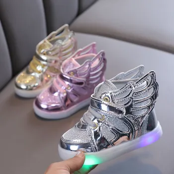 Детская Спортивная обувь для маленьких мальчиков и девочек, Модные светящиеся украшения, Мягкие противоскользящие детские кроссовки, ходунки для малышей Sapato Infantil