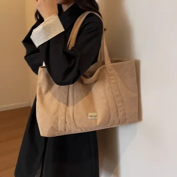Сумка для мамы большой емкости, осень-зима, однотонная простая сумка на одно плечо, сумка для подгузников в корейском стиле, сумка для матери