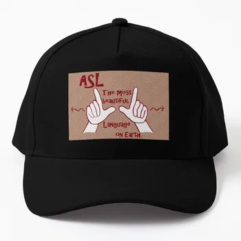 Бейсбольная кепка ASL The Most Beautiful Language, прямая поставка, солнцезащитная кепка роскошного бренда, мужские шляпы, женские кепки