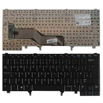 НОВАЯ Британская Клавиатура для ноутбука Dell Latitude E6420 E6320 E6430 E5420 E5430 E6430s Клавиатура Без указателя