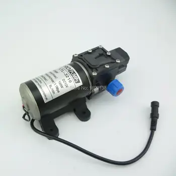 8Л/Мин 100 Вт 100psi небольшой электрический мембранный водяной насос Высокого давления с автоматическим переключателем давления dc 12v насос для автомойки самовсасывающий