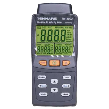 Термоанемометр Tenmars TM-4002, Расходомер воздуха с Диапазоном измерения 0,01 40 м/с