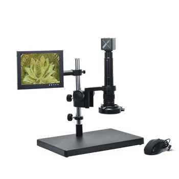 Full HD VGA Микроскоп Камера для Промышленной Лаборатории 1080P Микроскоп Промышленная Камера + 300X C-mount Объектив + 8 