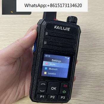 zello Портативная Рация Профессиональное Радио 4G sim GPS WIFI Синий зуб Неограниченное Расстояние 5200 мАч Трансивер Мобильное Радио