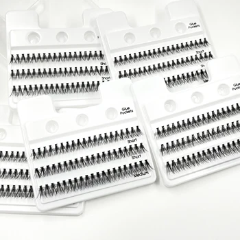 Профессиональный макияж RR01 3 ряда 20D Индивидуальная прививка накладных ресниц Термосклеивание Наращивание накладных ресниц
