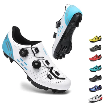 Велосипедные кроссовки mtb Speed Cleat обувь с плоской педалью велосипедная обувь Обувь для горных велосипедов мужская велосипедная обувь spd для триатлона Гоночная обувь