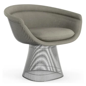 Легкое роскошное кресло Platner для отдыха в итальянском стиле из нержавеющей стали, модель кресла для офиса продаж, кресло со спинкой в итальянском стиле