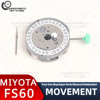 Новый механизм Miyota Fs60, электронный многофункциональный механизм, шестиконтактный часовой механизм, аксессуары