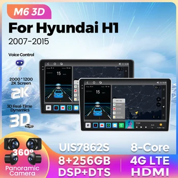 M6 3D Pro Plus для Hyundai H1 Grand Starex 2007-2015 Автомобильный Радиоприемник Мультимедийный Плеер Навигация AI Голосовое Авторадио Все в одном BT