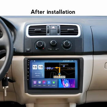 GPS Android 11 Головное Устройство Мультимедийный Экран Плеер для Skoda Fabia 2 2007-2014 WIFI 4G LTE Автомобильный Видео Стерео 8 ГБ 128 ГБ Carplay