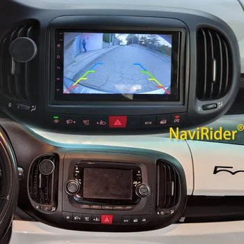 7-дюймовый 2.5D сенсорный экран Android 13 Автомобильный радиоприемник Видеоплеер для FIAT 500L 2013 2017 GPS АВТО СТЕРЕО навигация CarPlay головное устройство
