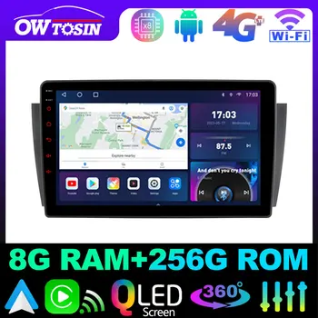 Owtosin QLED 1280*720 P 8 Core 8 + 128 Г Автомагнитола Для Toyota Camry Solara 2003-2009 GPS Carplay Android Auto 4G LTE Головное устройство DSP