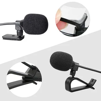 Инструментальный Микрофон для автомобильных стереосистем Pioneer Автомобильный внешний мини-радиоприемник из пеноматериала 2,5 мм, ветрозащитный, 9,8 дюймов, приятный