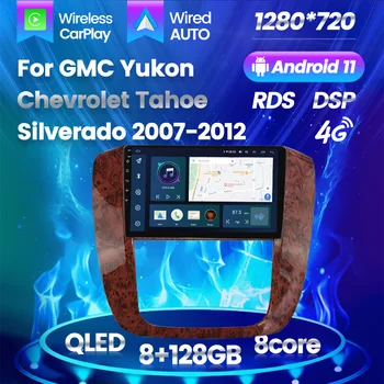 8-Ядерный Автомобильный Android-Радио Мультимедийный Плеер Для GMC Yukon 3 GMT 900 Chevrolet Tahoe 3 III GMT900 2006-2014 4G LTE DVD Головное Устройство