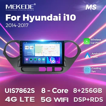 MEKEDE M800S UIS7862S Android Универсальное Автомобильное Радио Для Hyundai i10 2014-2017 Мультимедийный плеер Для беспроводного Carplay Android Auto