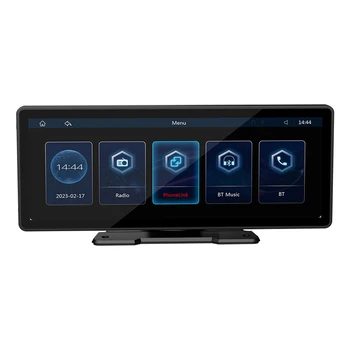 9,3-дюймовый беспроводной мультимедийный плеер HD, совместимое с Bluetooth радио, Радиоприемник с большим дисплеем, поддерживается Carplay Android Auto