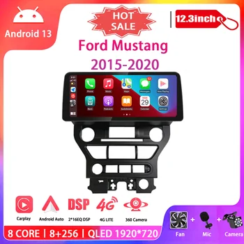 12.3 Android 13 для Ford Mustang 2015 2016 2017 2018 2019 2020 Автомобильный Мультимедийный стереоплеер Stereo Carplay