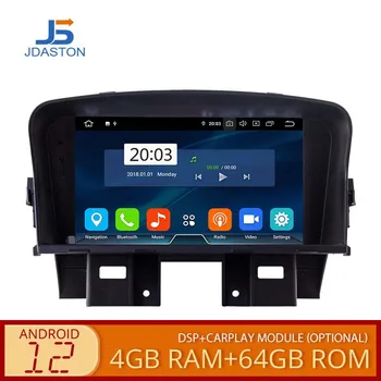 Автомобильный DVD-плеер JDASTON Android 12 для Chevrolet Cruze 2008-2012 2013 2014 2 Din автомагнитола GPS Навигация Мультимедиа Стерео WIFI