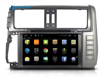 9-дюймовый полноэкранный сенсорный Android 6.0 Автомобильный DVD GPS Специально для Toyota Prado 150 2010-2013 с Wi-Fi экраном 1024 * 600 HD