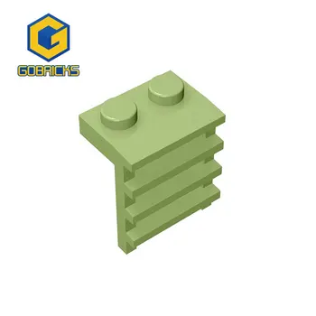 Gobricks enlighten Bricks 1X2X2 - 1x2 Пластинчатая лестница совместима с 4175 Игрушечными Сборными Строительными Блоками Particles