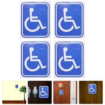Инвалид Колясочник Наклейка Знак Инвалид Колясочник Клей Клей Наклейка Инвалид Колясочник Инвалидности Наклейка