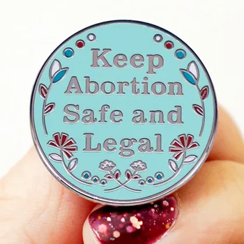 Сохраняйте аборты безопасными и законными Эмалевая брошь Булавка Ювелирные аксессуары
