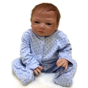 Кукла-Реборн, малыш, Мальчик 50 см, Новорожденный Boneca Renascida, реалистичная Бебе Беренгер