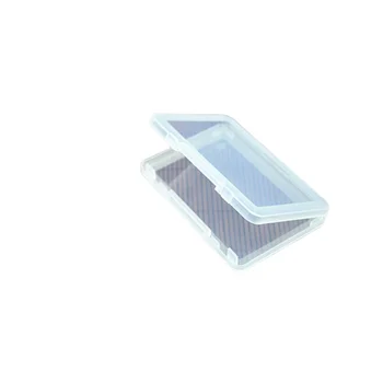 1 шт. портативные маленькие квадратные прозрачные Пластиковые коробки для хранения ювелирных изделий, бусины, кейсы для рукоделия, контейнеры 9,5 * 6,4* 1 см