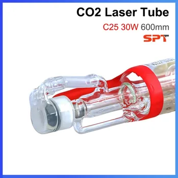 SPT Co2 Лазерная трубка C25 30-35 Вт Длина 600 мм Диаметр 50 Мм для CO2 лазерной гравировки и резки