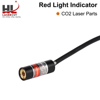 Индикатор красного света, красный точечный луч, инфракрасный локатор лазерного модуля с регулируемой мощностью 5 В для станка для резки CO2-лазером
