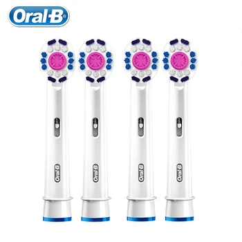 Электрическая зубная щетка Oral B Со сменными насадками EB18 3D White Профессиональная зубная щетка для удаления пятен от дыма, пятен от чая и грязи