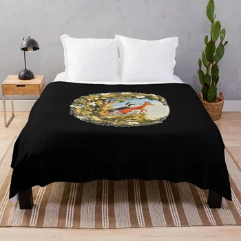Животные из дерева Фартинг Классический дизайн, классическая футболка, плед для дивана, тонкие красивые одеяла из фланелевой ткани
