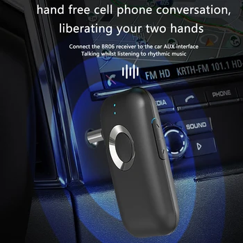 Аудиоприемник 3,5 мм Bluetooth 5.0 Стерео Разъем AUX RCA USB-ключ Музыкальный беспроводной адаптер для автомобильного комплекта ПК ТВ Наушники