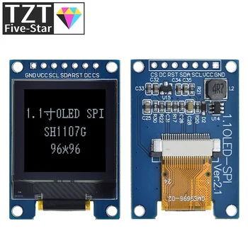 1,1-Дюймовый OLED-Дисплей 96 × 96 ЖК-модуль Интерфейс SPI SH1107 7PIN LCD 1,1 