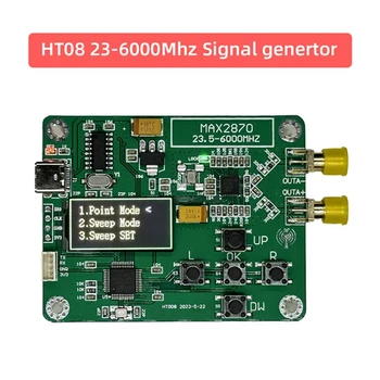 HT008 Источник сигнала MAX2870 STM32 Генератор сигналов 23,5-6000 МГц Источник сигнала Поддерживает Точку / режим Простота установки Простота в использовании HT008 Источник сигнала MAX2870 STM32 Генератор сигналов 23,5-6000 МГц Источник сигнала Поддерживает Точку / режим Простота установки Простота в использовании 1