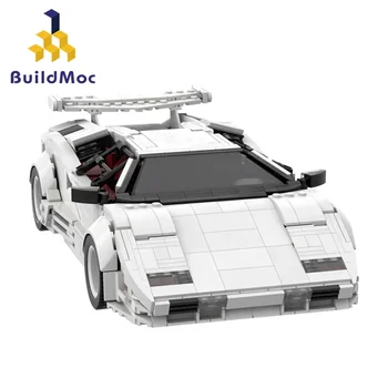 Блоки Speed City Racer Известный Автомобиль Vehicle Super Diy Kids Moc Toys Наборы Модельных Строительных Комплектов Спортивные высокотехнологичные Кирпичи Объемная Модель