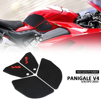 Мотоцикл Противоскользящая Накладка на Бак Наклейка Защитные Наклейки БОКОВЫЕ НАКЛАДКИ На БАК Для Ducati Panigale V4 V4S PANIGALE V4R V4SP2 2022 2023