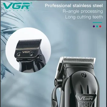 Машинка для стрижки волос VGR, Профессиональная машинка для стрижки волос, Триммер для волос, Электробритва, Регулируемый беспроводной Триммер для мужчин USB V-282 Машинка для стрижки волос VGR, Профессиональная машинка для стрижки волос, Триммер для волос, Электробритва, Регулируемый беспроводной Триммер для мужчин USB V-282 2