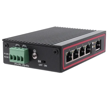 5-портовый RJ45 10/100 М Ethernet, настольный коммутатор, концентраторы, сетевой ноутбук с DIN-рейкой
