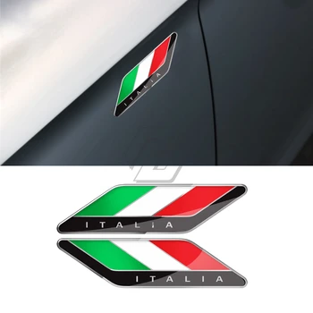 3D наклейка с Флагом Италии из смолы Подходит для Aprilia Ducati monster для BMW Motorrad R1200GS R1250GS C650RT Ducati Vespa наклейки