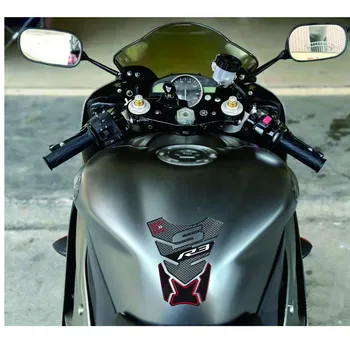 Наклейка На Бак Мотоцикла 3D Резиновая Накладка На Бак Для Бензина, Мазута, Защитная Крышка, Наклейки Для YAMAHA YZF-R3 R3 R3