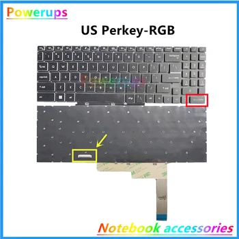 Новый Оригинальный Ноутбук US RGB Perkey Клавиатура С Подсветкой Для MSI Creator Pro Z17 A12UKST MS-17N1 GS78 17P1 V203122AK1 S1N3EUS223