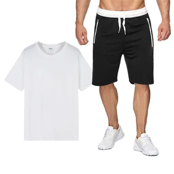 Летний комплект хлопчатобумажных льняных рубашек, мужской повседневный уличный костюм из 2 предметов и домашняя одежда, пижама, удобная дышащая пляжная одежда с коротким рукавом L111